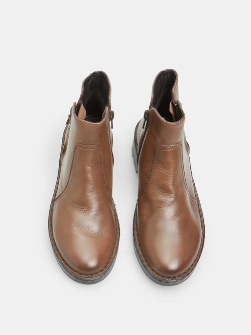 Bottine en cuir  BATA - Kiabi