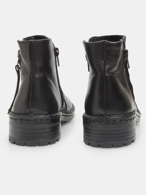 Bottine en cuir  BATA - Kiabi