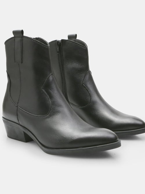 Bottine en cuir BATA - Kiabi