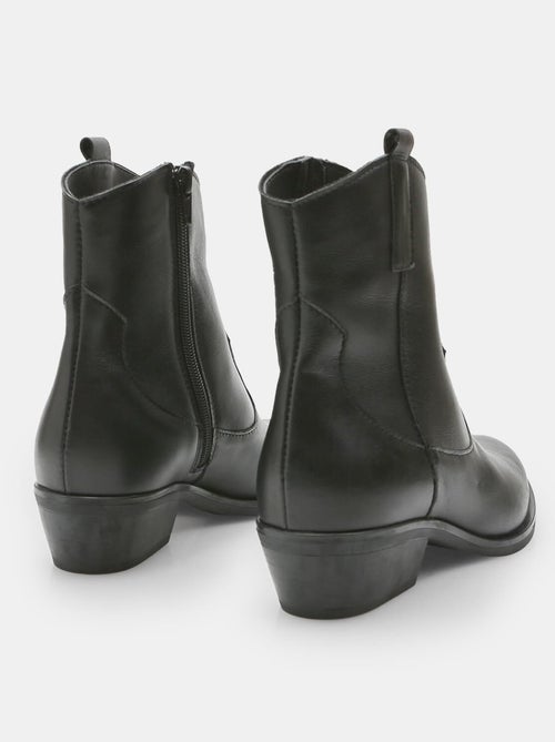 Bottine en cuir BATA - Kiabi