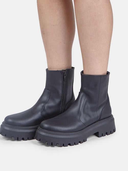 Bottine en cuir pour femme Bata - Kiabi