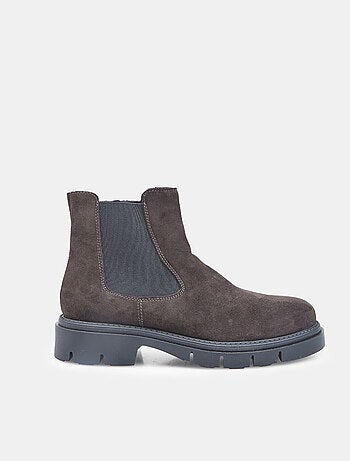 Bottine en daim avec bande élastique Bata