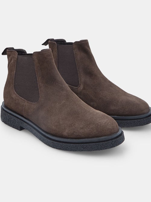 Bottine en daim avec élastiques Bata - Kiabi
