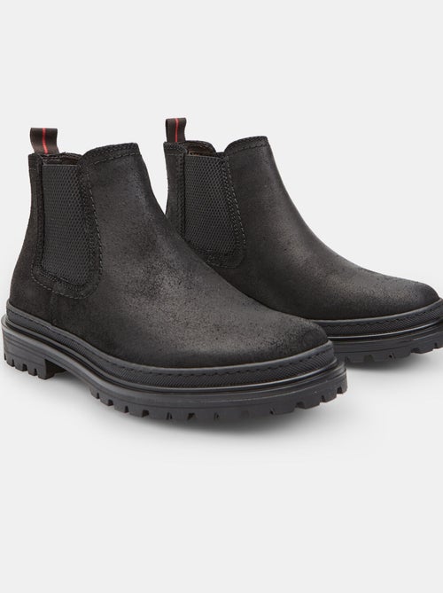 Bottine en daim avec élastiques Bata - Kiabi