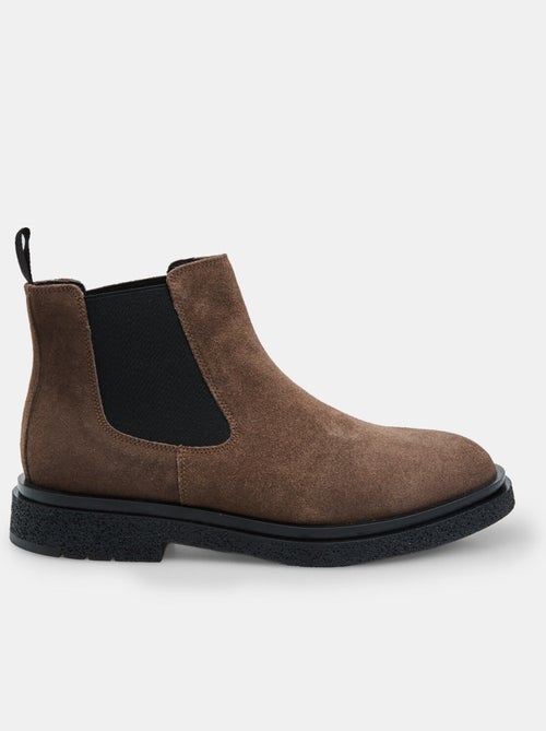 Bottine en daim avec élastiques Bata - Kiabi