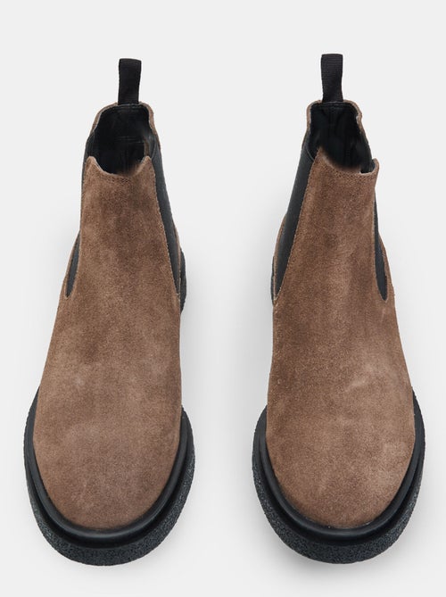 Bottine en daim avec élastiques Bata - Kiabi