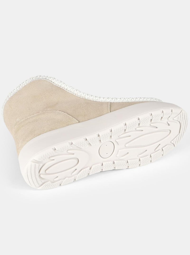 Bottine en daim Weinbrenner BATA Beige - Kiabi