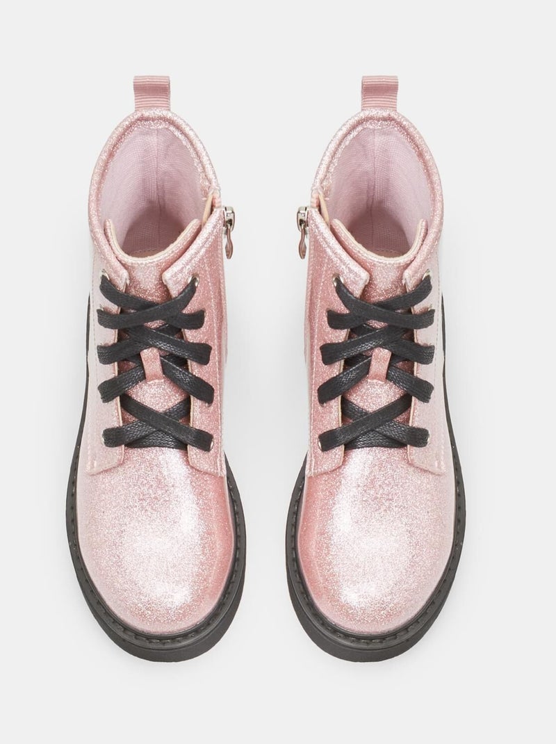 Bottine en lurex BATA Rose - Kiabi