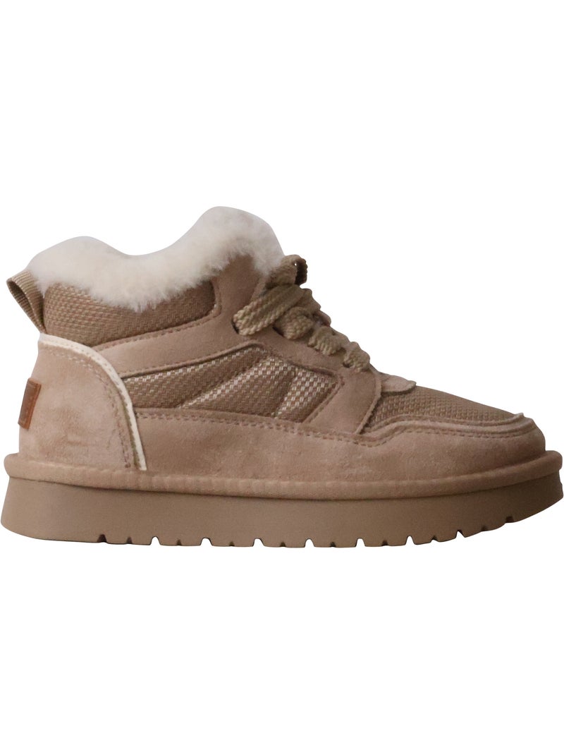 Bottine enfant à lacets xti* Beige - Kiabi