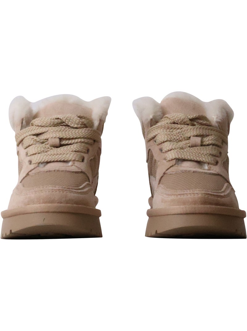 Bottine enfant à lacets xti* Beige - Kiabi