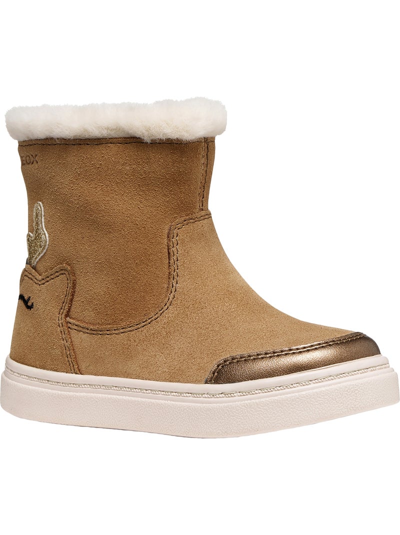 Bottine enfant cuir nashik baby girl respira Marron - Kiabi