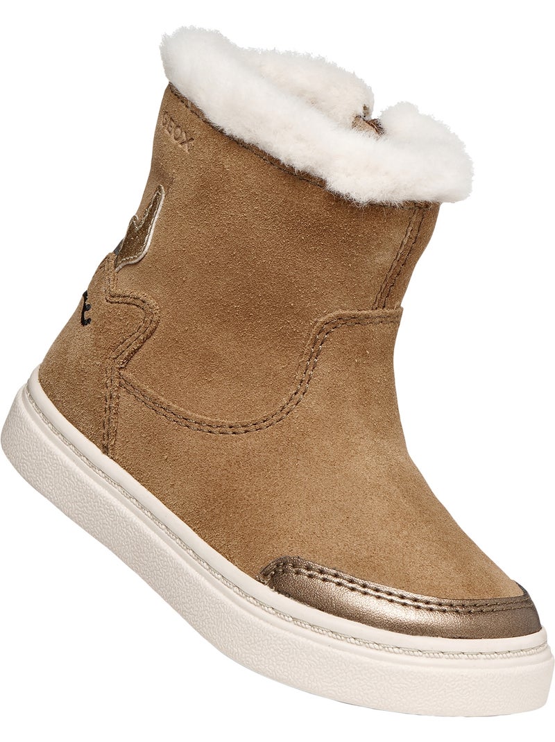 Bottine enfant cuir nashik baby girl respira Marron - Kiabi