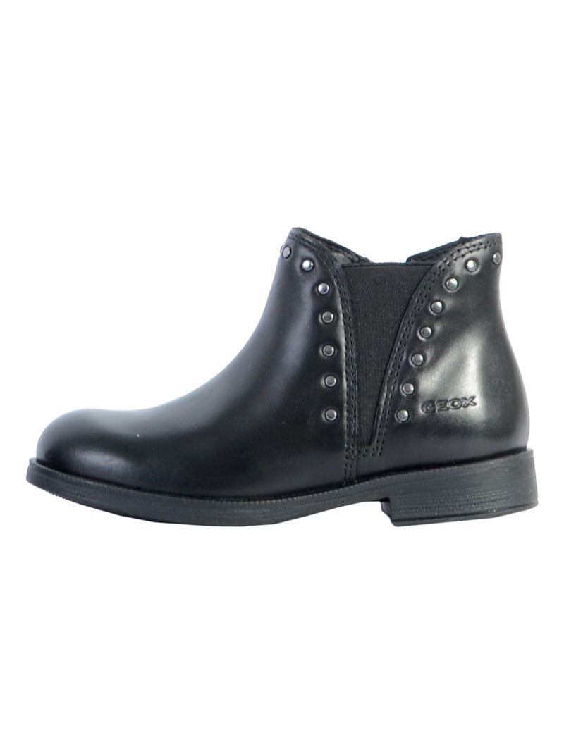 Bottine Enfant Fille Geox Agata Noir - Kiabi