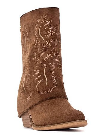 Bottine entreprise à talon fermeture éclair