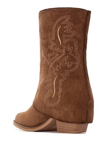 Bottine entreprise à talon fermeture éclair