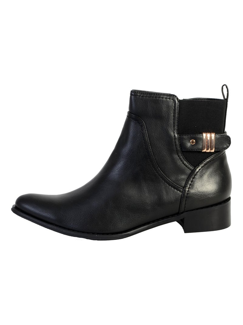 Bottine Enza Nucci Noir Noir - Kiabi
