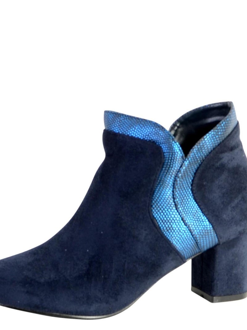 Bottine Enza Nucci QL3005 Bleu - Kiabi