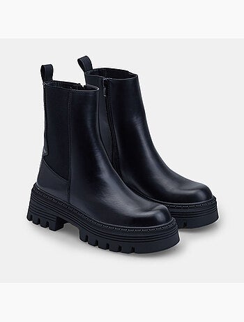 Bottine femme avec semelle track bata