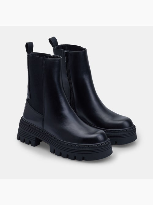 Bottine femme avec semelle track Bata - Kiabi