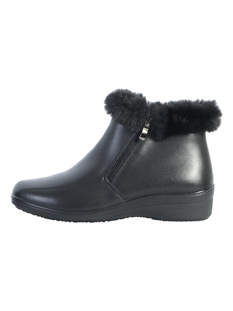 Bottine Femme Enza Nucci Noir - Kiabi