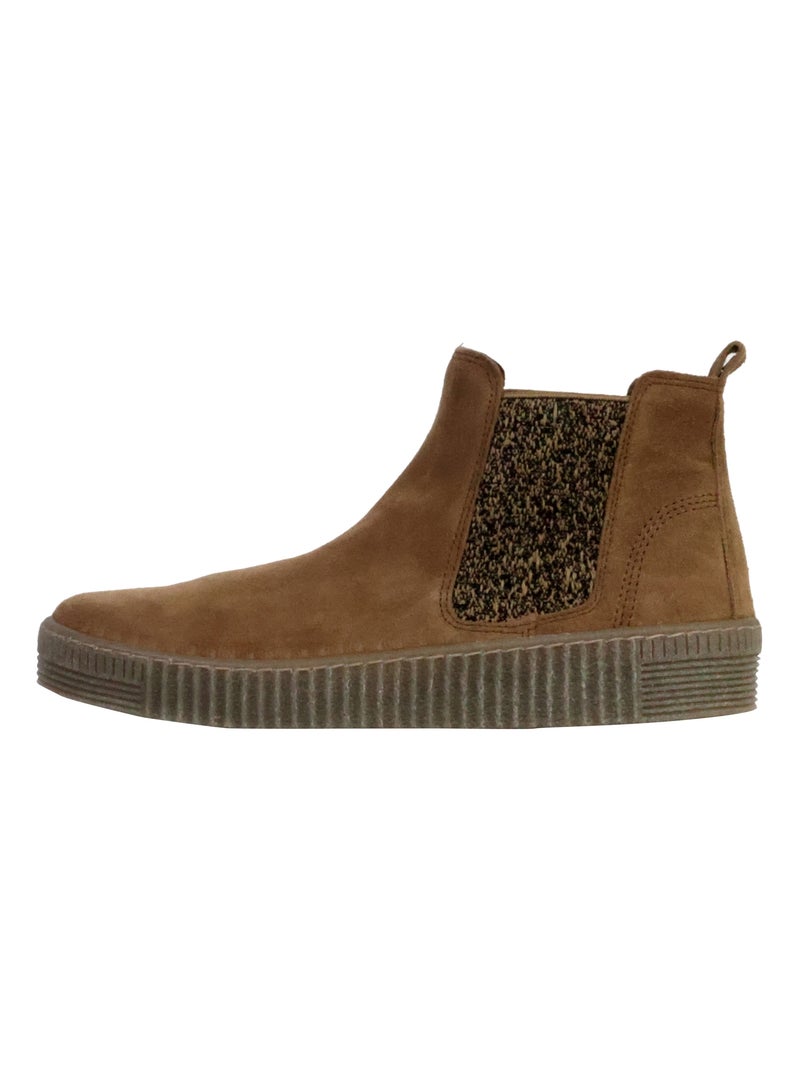 Bottine Gabor Dreamvelour Beige - Kiabi