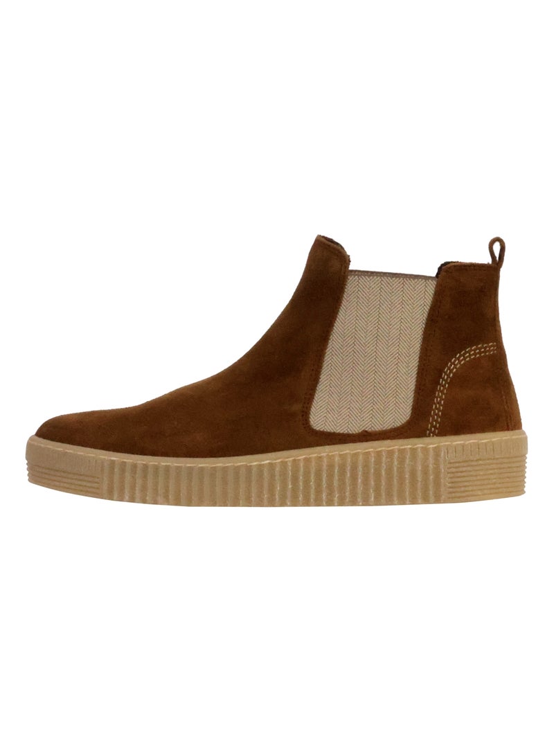 Bottine Gabor Dreamvelour Marron - Kiabi