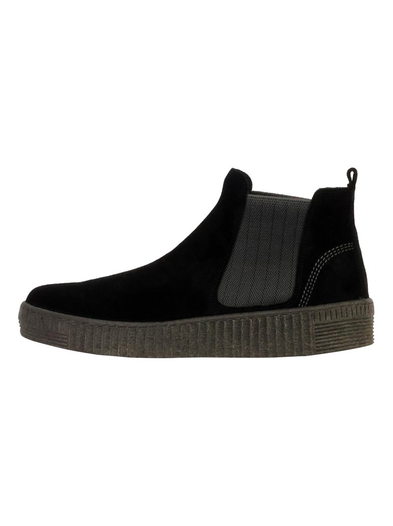 Bottine Gabor Dreamvelour Noir - Kiabi
