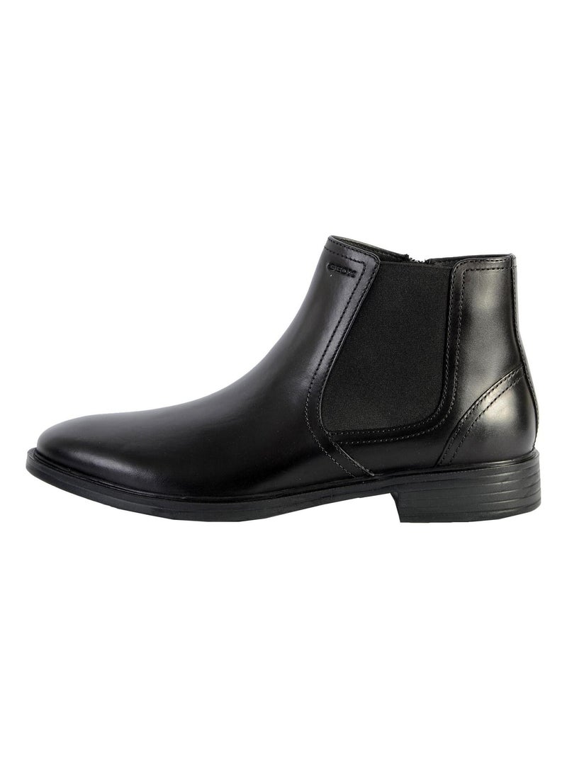 Bottine Geox Cuir Gladwin Noir - Kiabi