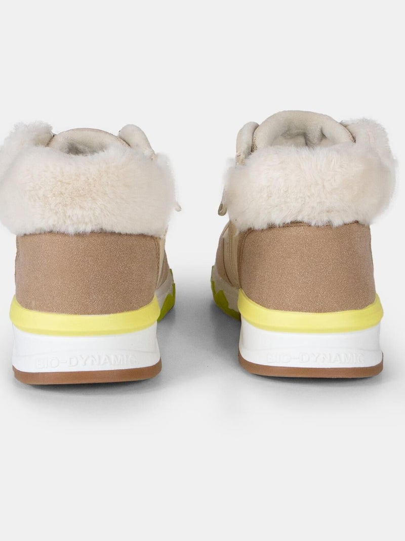 Bottine lacée bata Beige - Kiabi