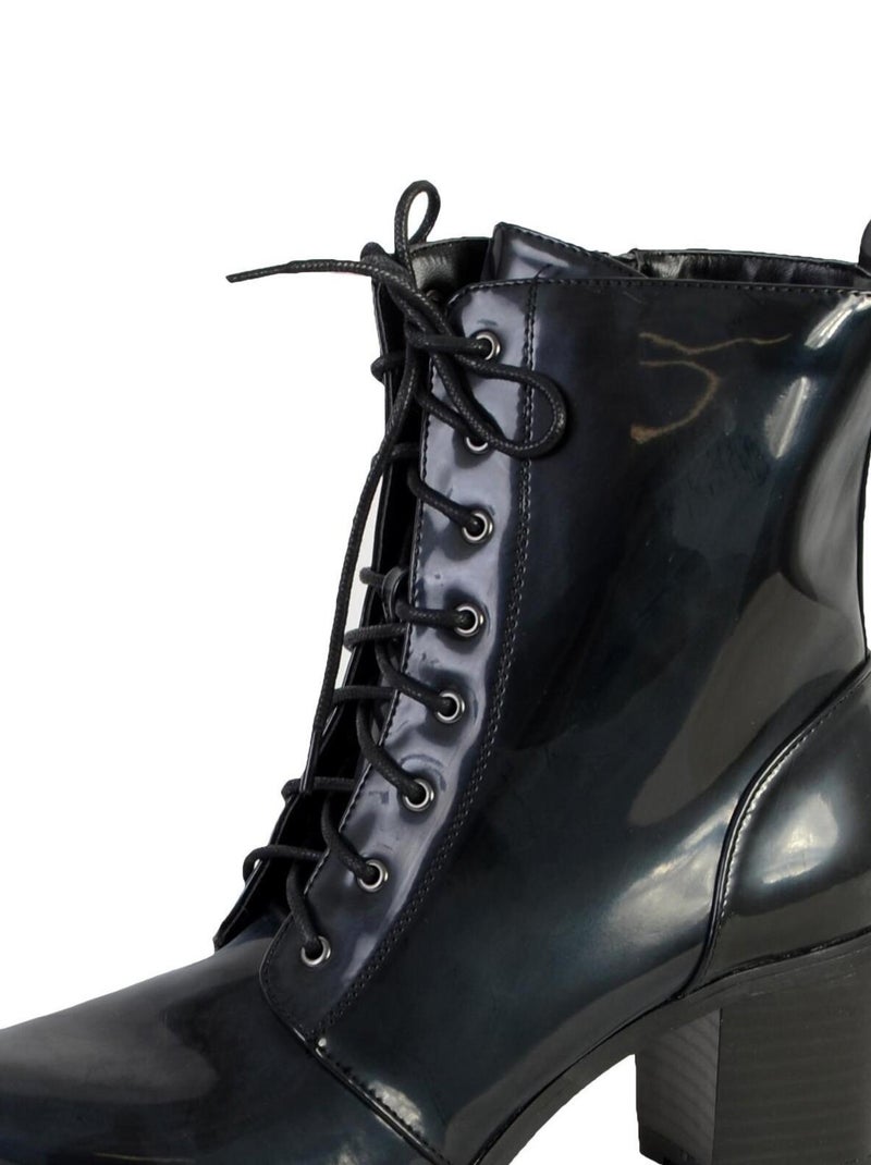 Bottine Lacet The Divine Factory Noir - Kiabi