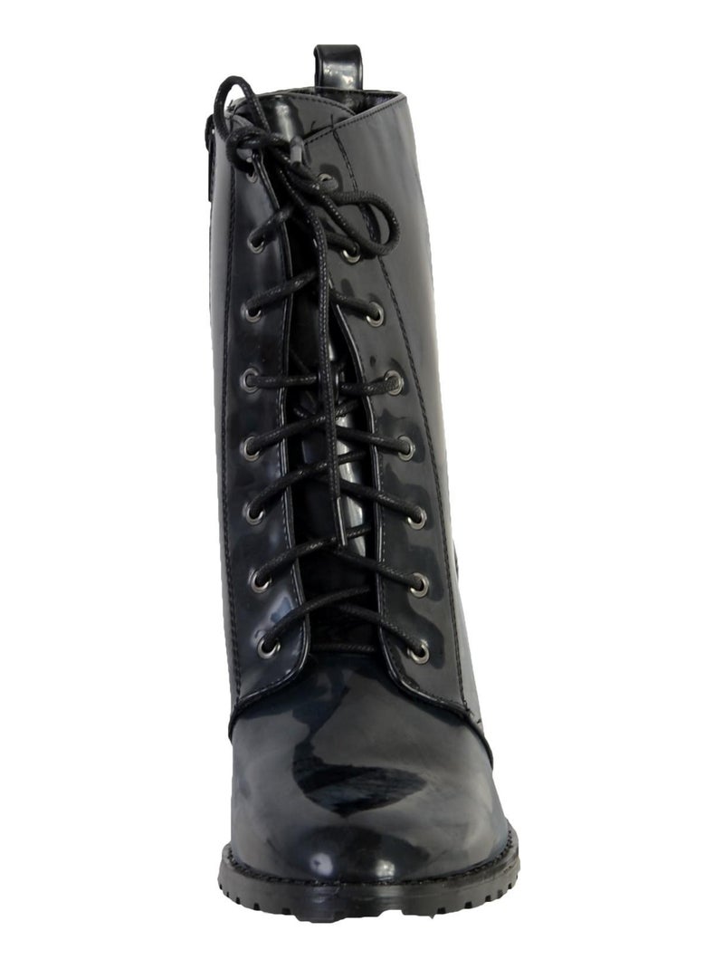 Bottine Lacet The Divine Factory Noir - Kiabi
