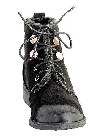 Bottine Lacet The Divine Factory Noir