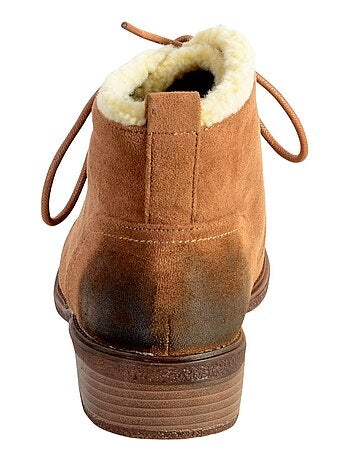 Bottine Lacet The Divine Factory Tan