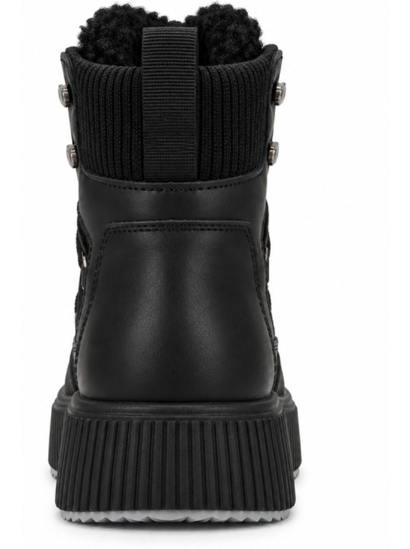 Bottine matière synthétique montevita Noir - Kiabi