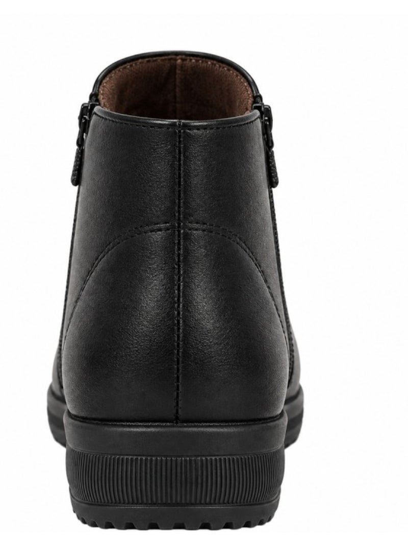 Bottine matière synthétique montevita Noir - Kiabi