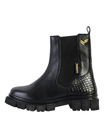 Bottine Montante Cuir Kaporal Jelly