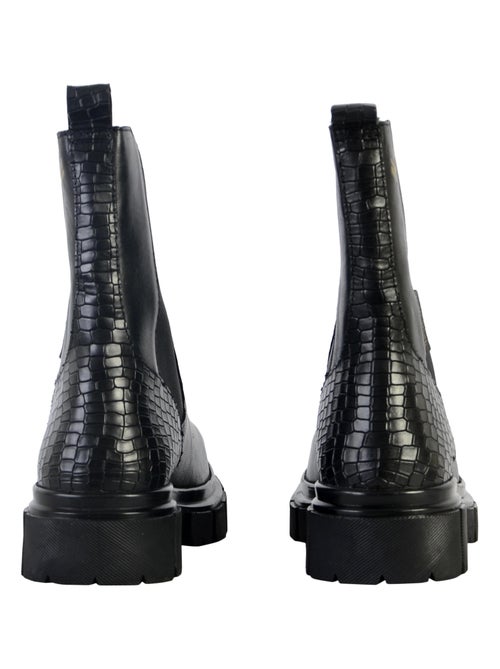 Bottine Montante Cuir Kaporal Jelly - Kiabi