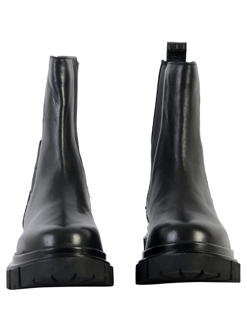 Bottine Montante Cuir Kaporal Jelly - Kiabi