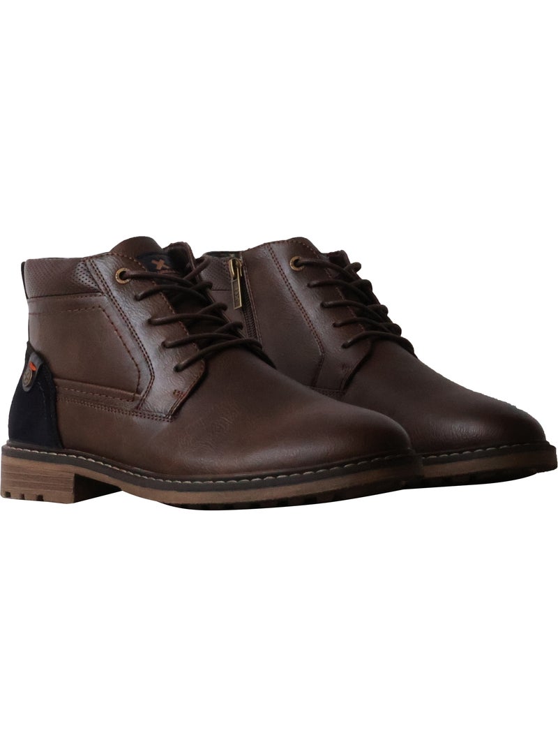 Bottine montante eclair xti Marron - Kiabi