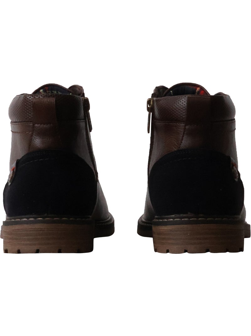 Bottine montante eclair xti Marron - Kiabi