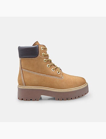 Bottine outdoor à lacets en nubuck Bata