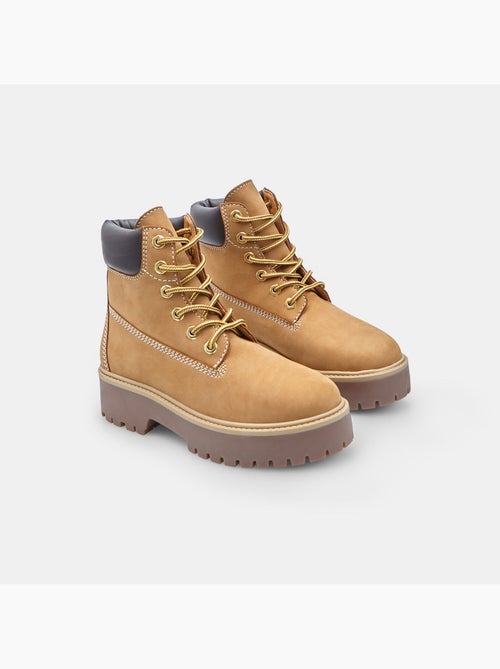 Bottine outdoor à lacets en nubuck Bata - Kiabi
