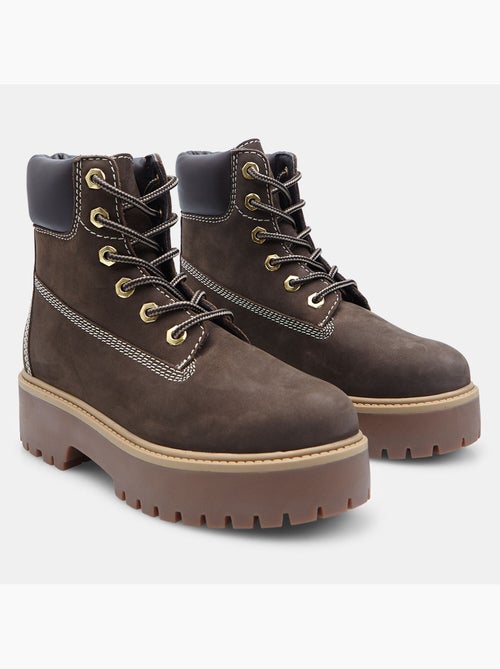 Bottine outdoor à lacets en nubuck Bata - Kiabi