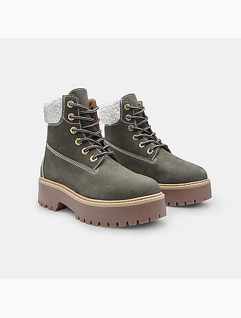 Bottine outdoor à lacets en nubuck Bata