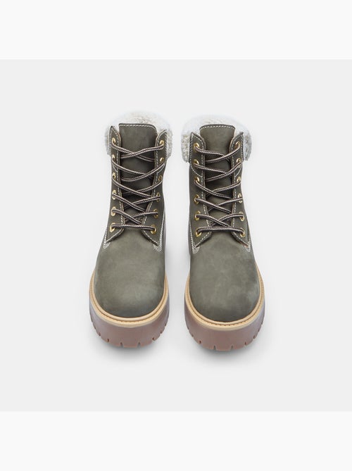 Bottine outdoor à lacets en nubuck Bata - Kiabi