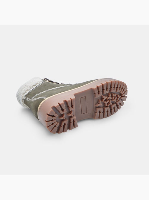Bottine outdoor à lacets en nubuck Bata - Kiabi