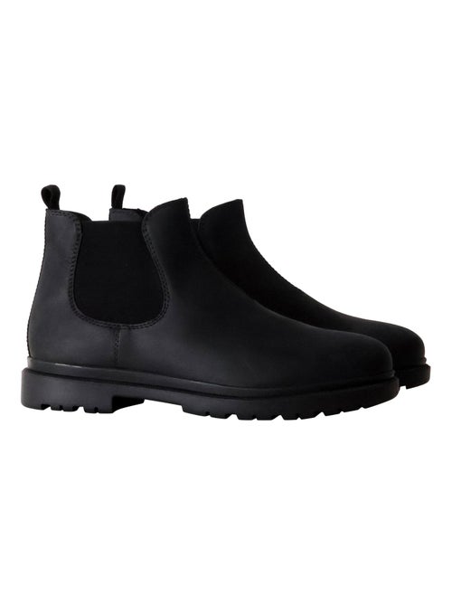 Bottine Plate Cuir Geox Andalo Oil.Lea - Kiabi
