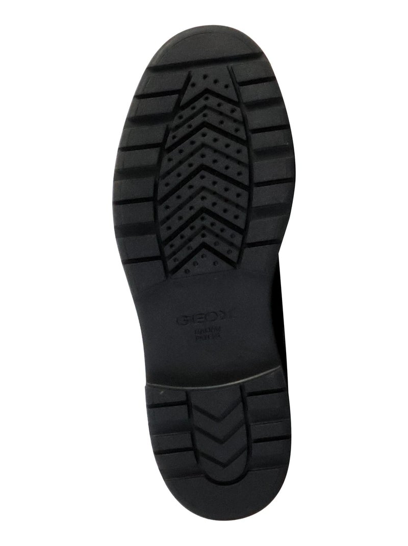 Bottine Plate Cuir Geox Andalo Oil.Lea Noir - Kiabi