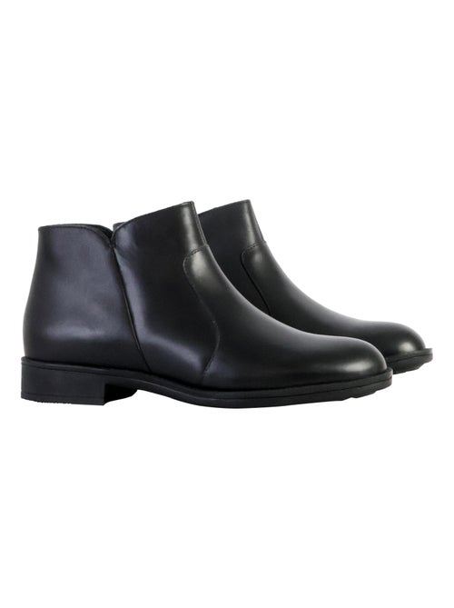 Bottine Plate Cuir Geox Jaylon 2 Smo.Lea - Kiabi