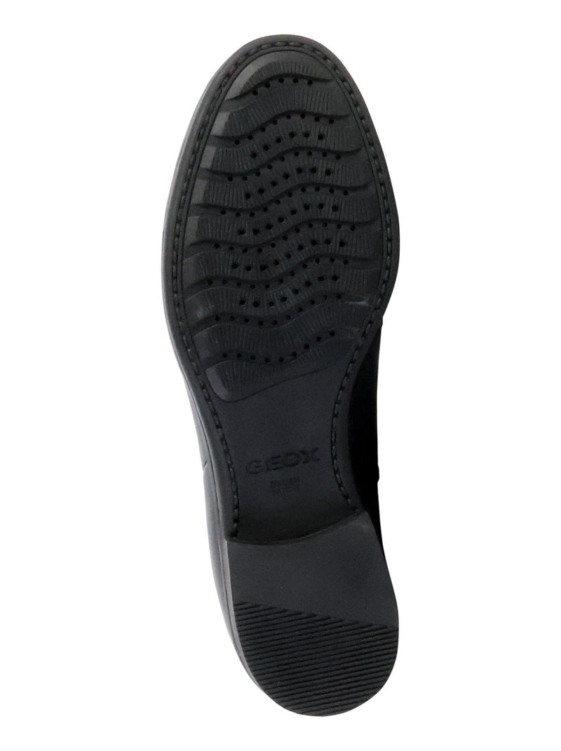 Bottine Plate Cuir Geox Jaylon 2 Smo.Lea Noir - Kiabi
